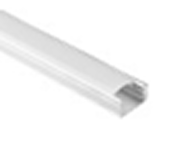 Surface Aluminum Profile for LED strips 12.5x5mm milky cover