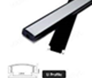 Surface Aluminum Profile - Black 17x7 mm - 8 ft