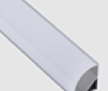 90 degree Aluminum Profile - 16x16 mm 8 ft