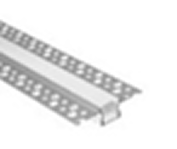 Plaster-in Aluminum Profile 11 x 14 mm 8ft