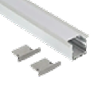 Aluminum Profile for 120v strip 19 x 13 mm 8ft