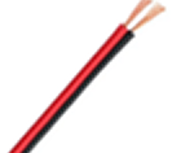 Wire 2 Conductor 18 AWG Black/Red or White
